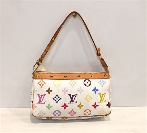 louis vuitton multicolor bag|authentic louis vuitton monogram bag.